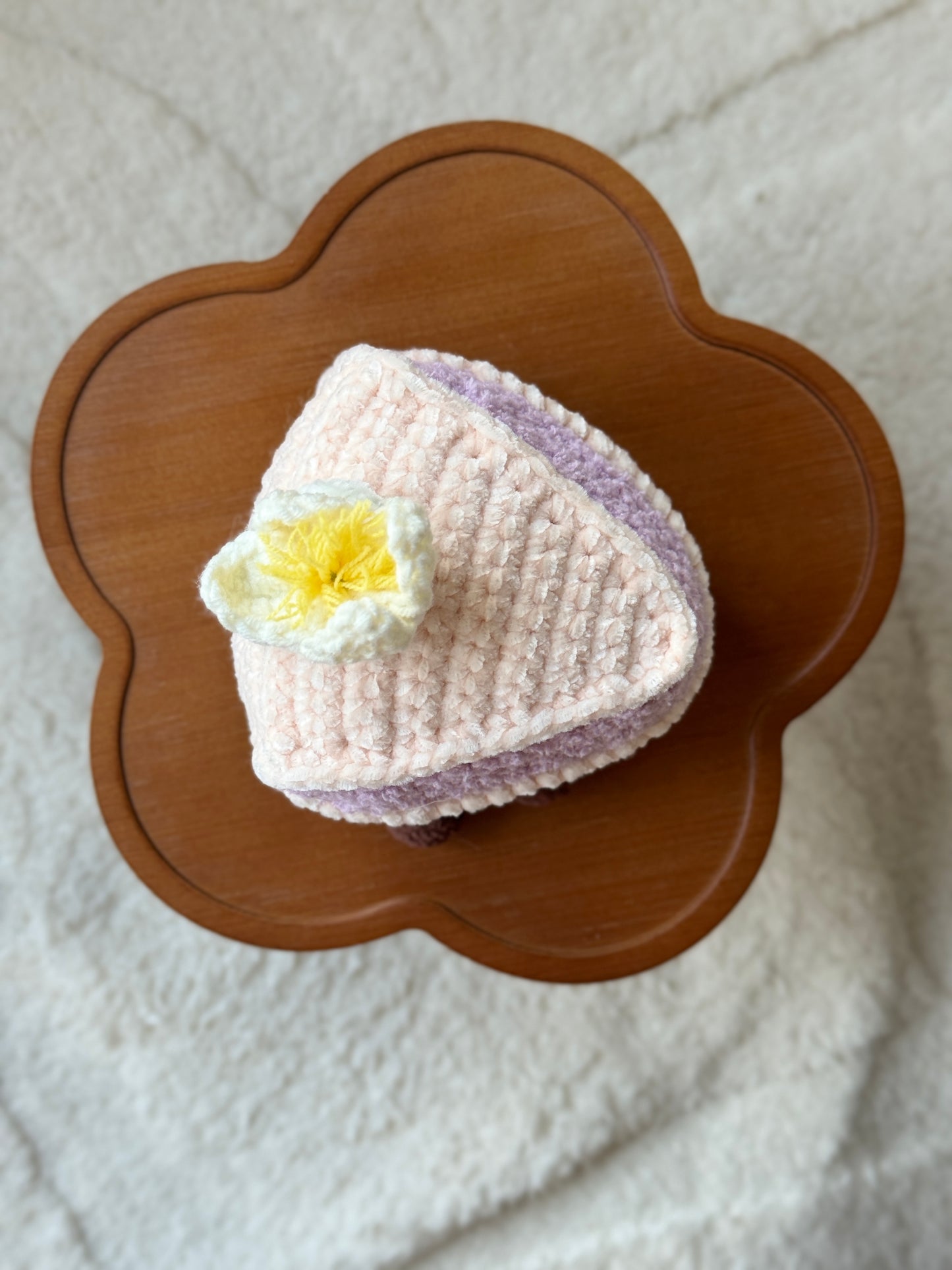 Crochet Jellycat Taro Cake Shanghai Limited Edition