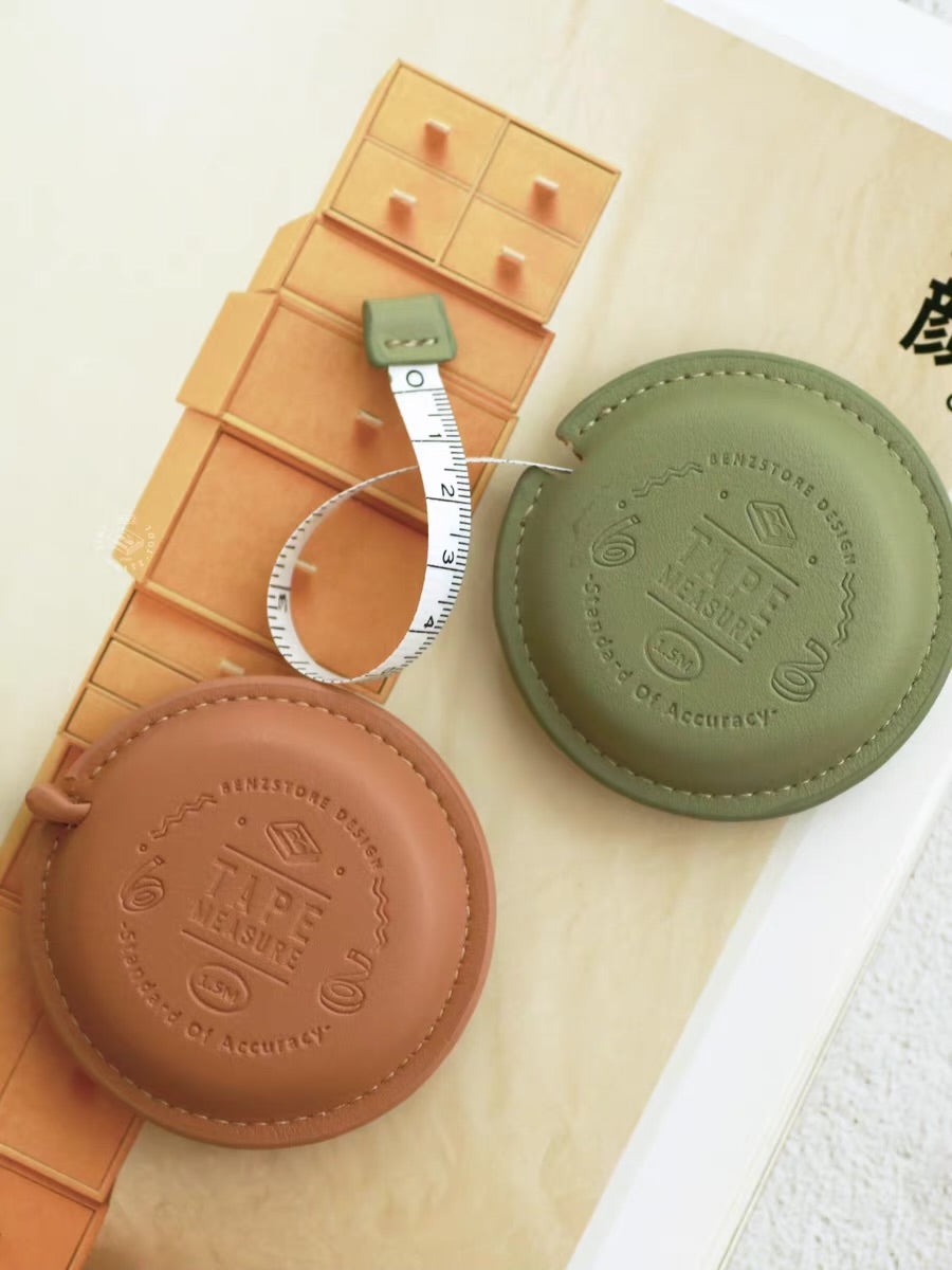 Round PU Leather Soft Tape Measure - SS1141H - Brilliant