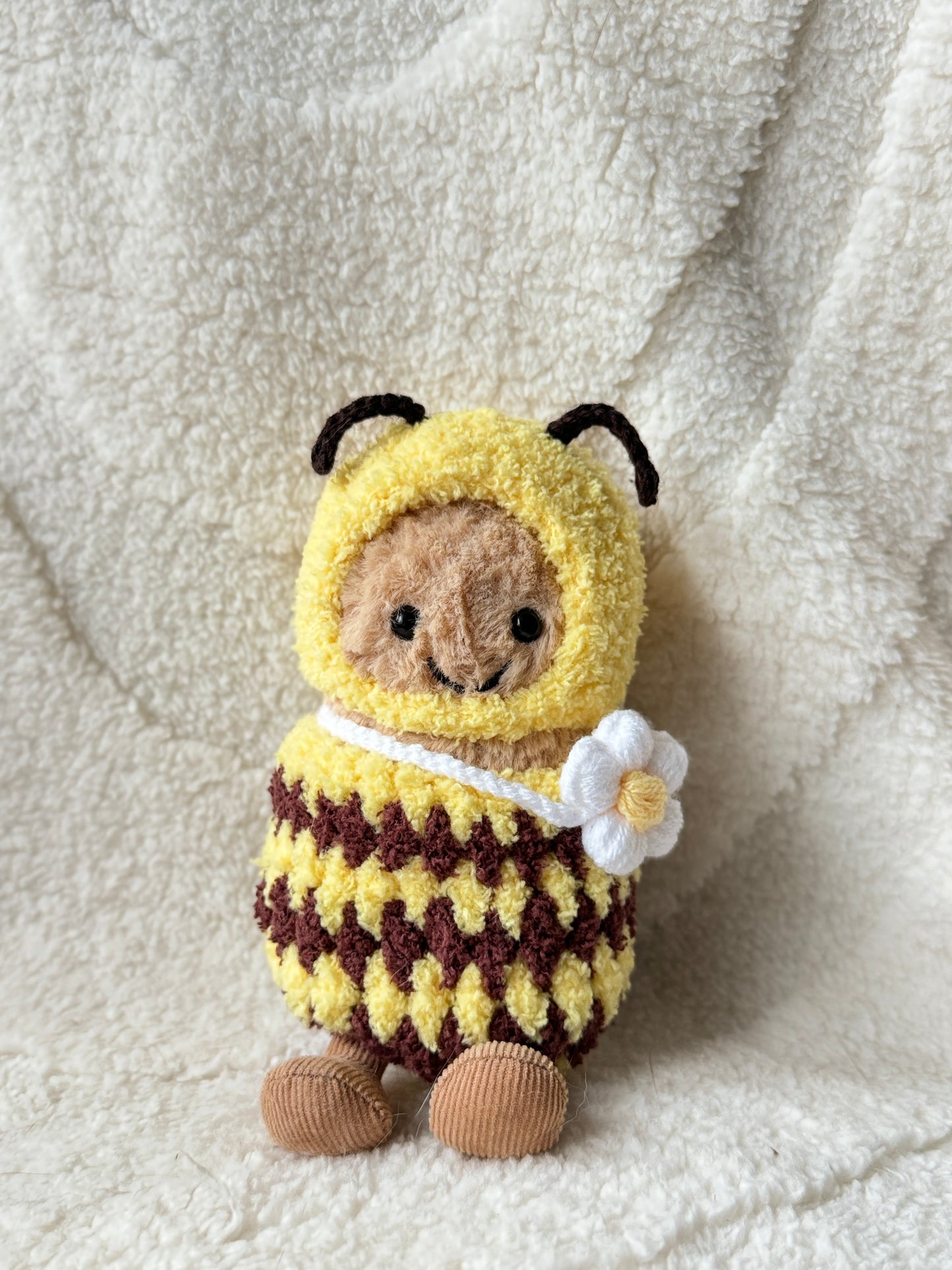 Bumble Bee Style Outfit Set for Jellycats (fit for any 15cm plushie)