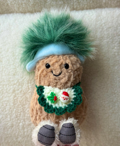 Christmas Bib Collar Set for Jellycat & Plushies