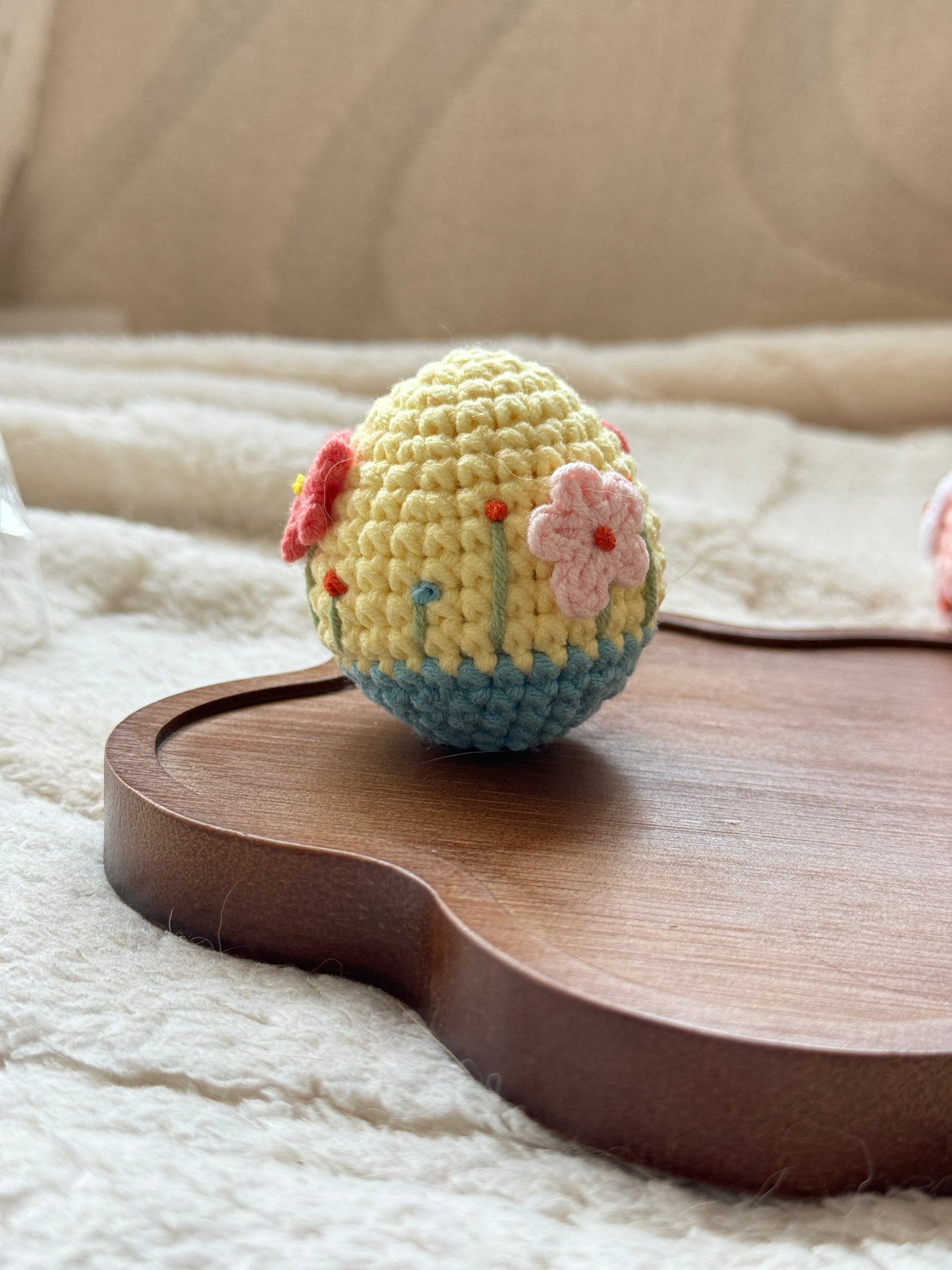 Crochet Easter Egg Trio – Spring Blossom Edition (with Blind Box Option!)