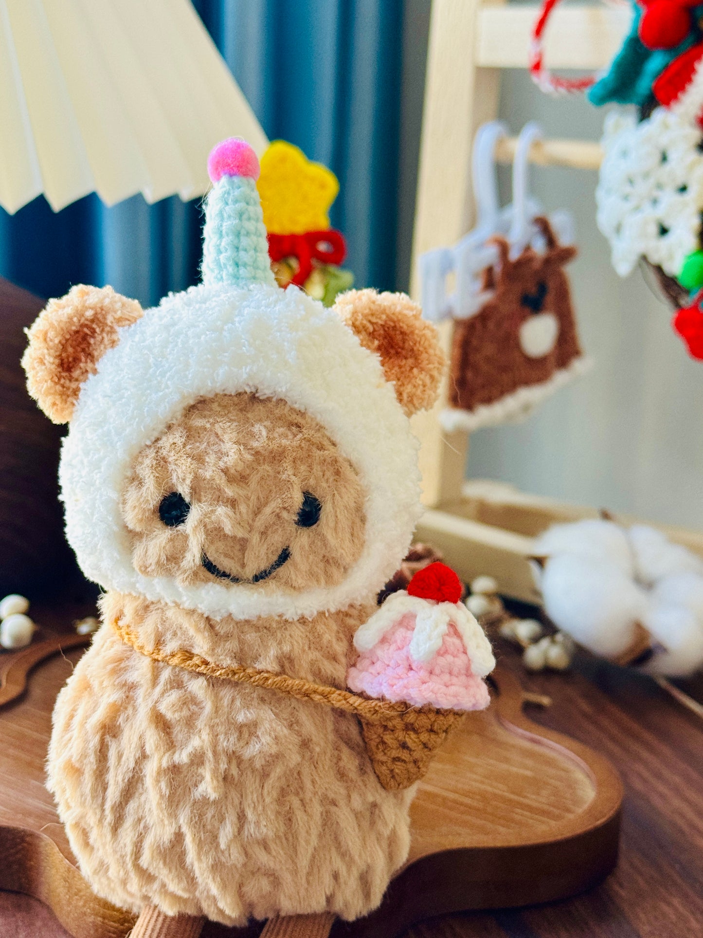 Crochet Ice Cream Outfit Set for Jellycat Amuseables Peanut - Summer Love!