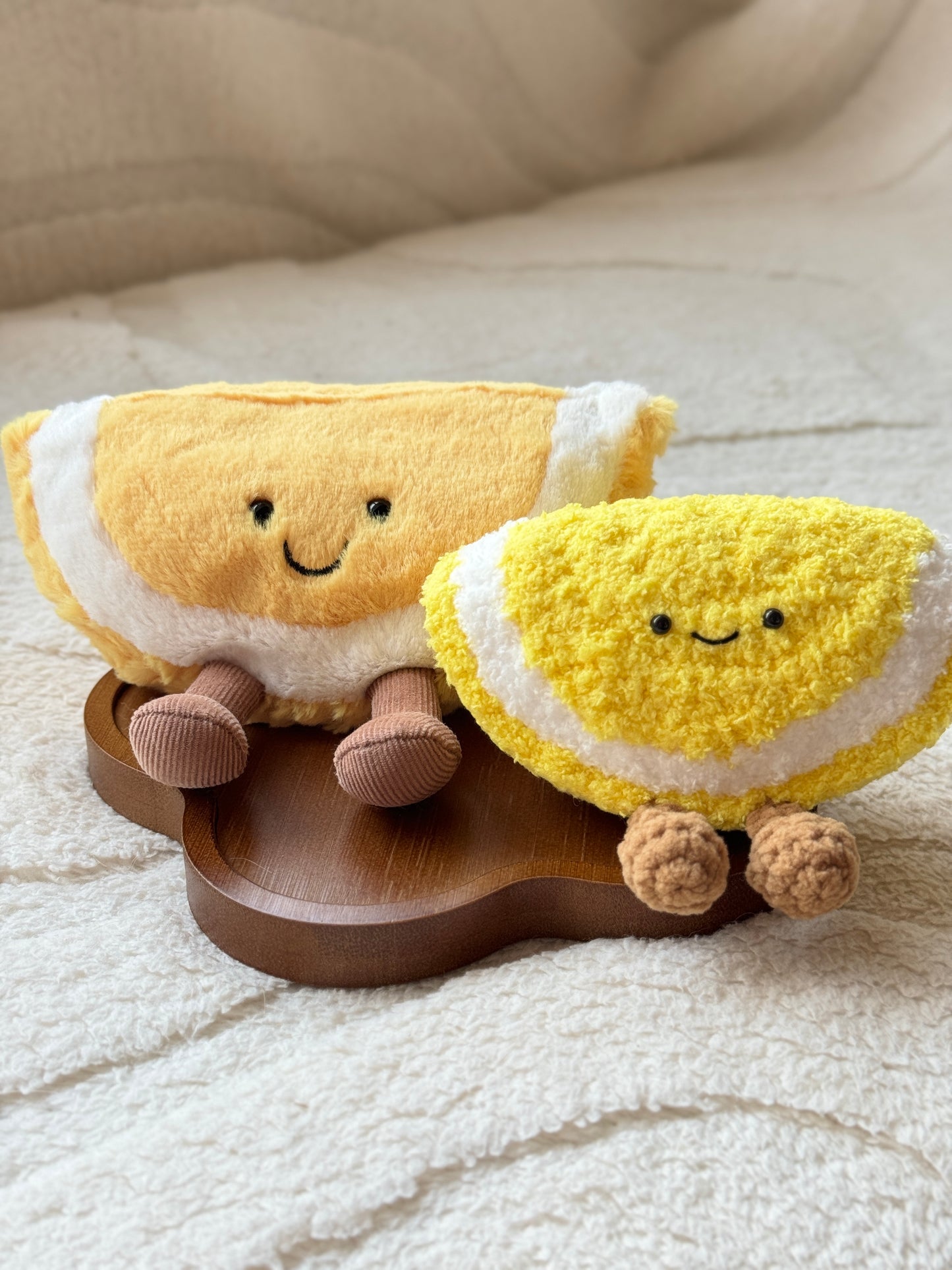 Crochet Lemon Plush – Mini Citrus Buddy for Jellycat Clemont