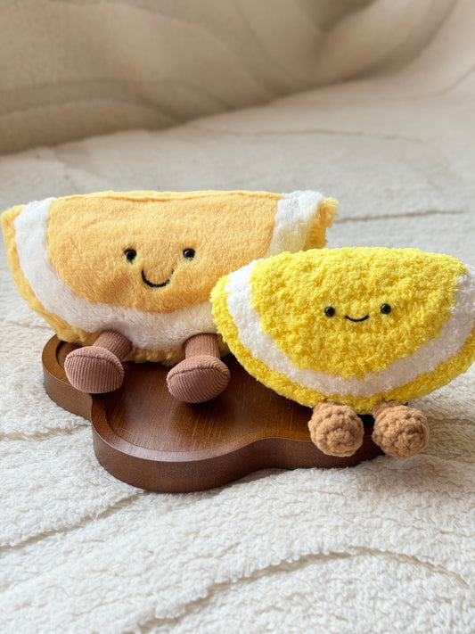 Crochet Lemon Plush – Mini Citrus Buddy for Jellycat Clemont