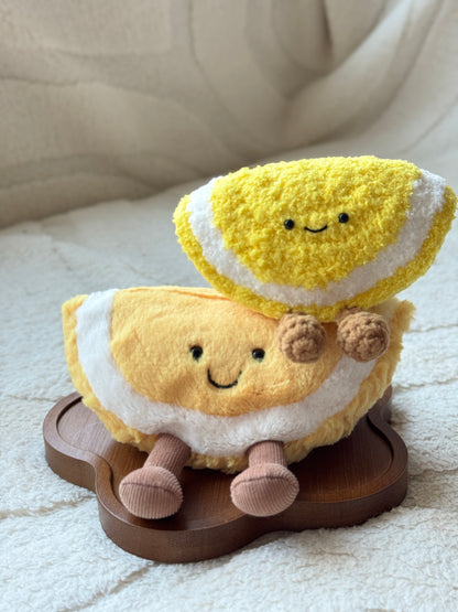 Crochet Lemon Plush – Mini Citrus Buddy for Jellycat Clemont
