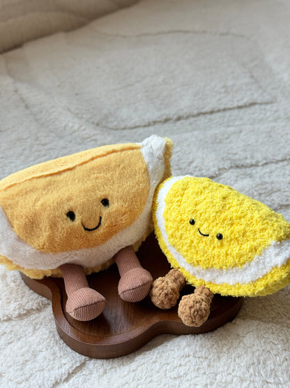 Crochet Lemon Plush – Mini Citrus Buddy for Jellycat Clemont