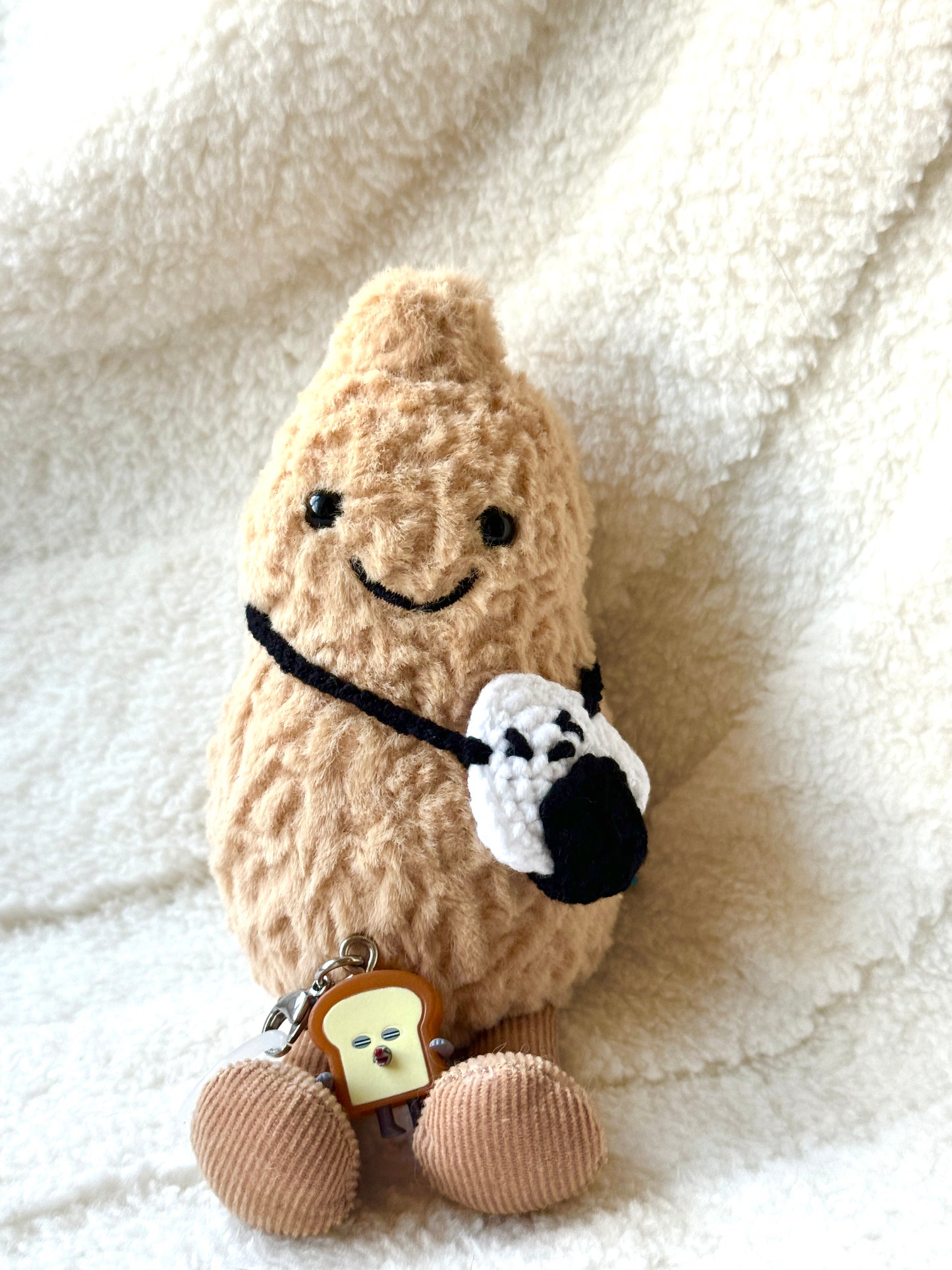 Crochet Onigiri Bag for Jellycat Amuseables – Plush Accessory, Mini Shoulder Bag