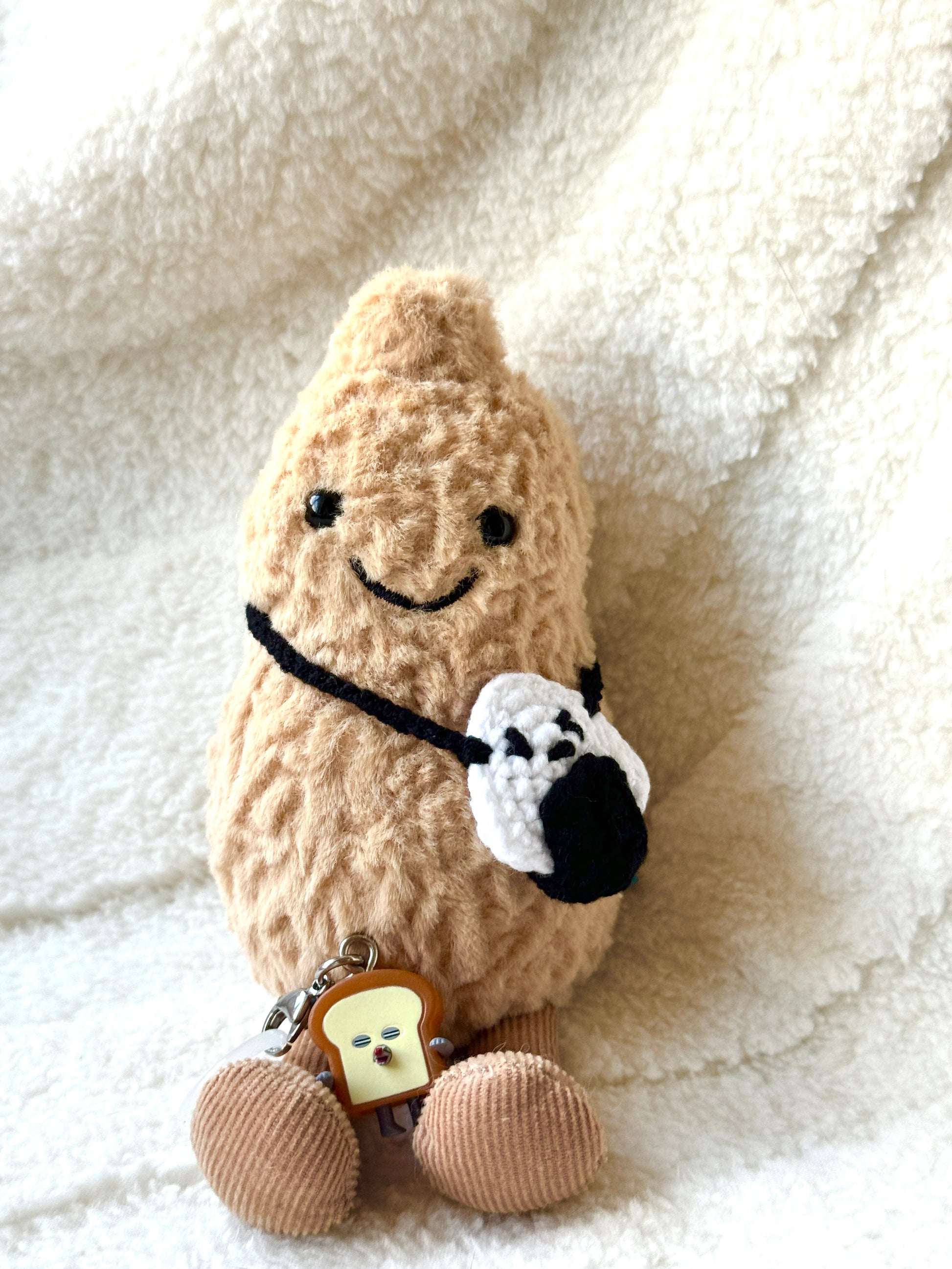 Crochet Onigiri Bag for Jellycat Amuseables – Plush Accessory, Mini Shoulder Bag