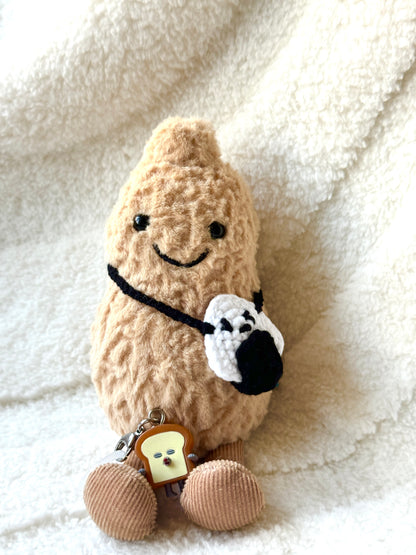 Crochet Onigiri Bag for Jellycat Amuseables – Plush Accessory, Mini Shoulder Bag
