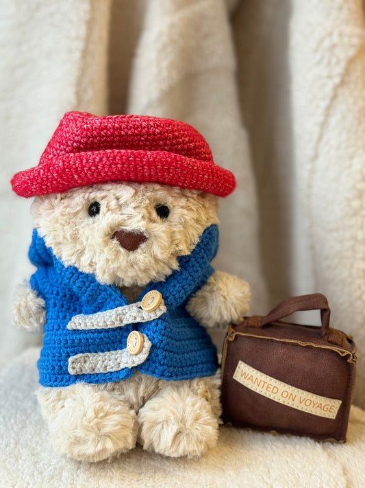Crochet Paddington Outfit for Jellycat Bartholomew Bear