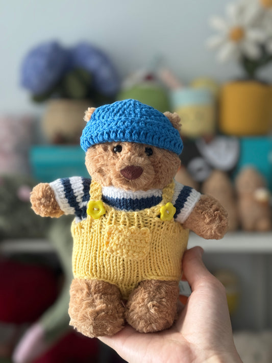 Handmade Summer Outfit for Jellycat Bartholomew Bear Tiny