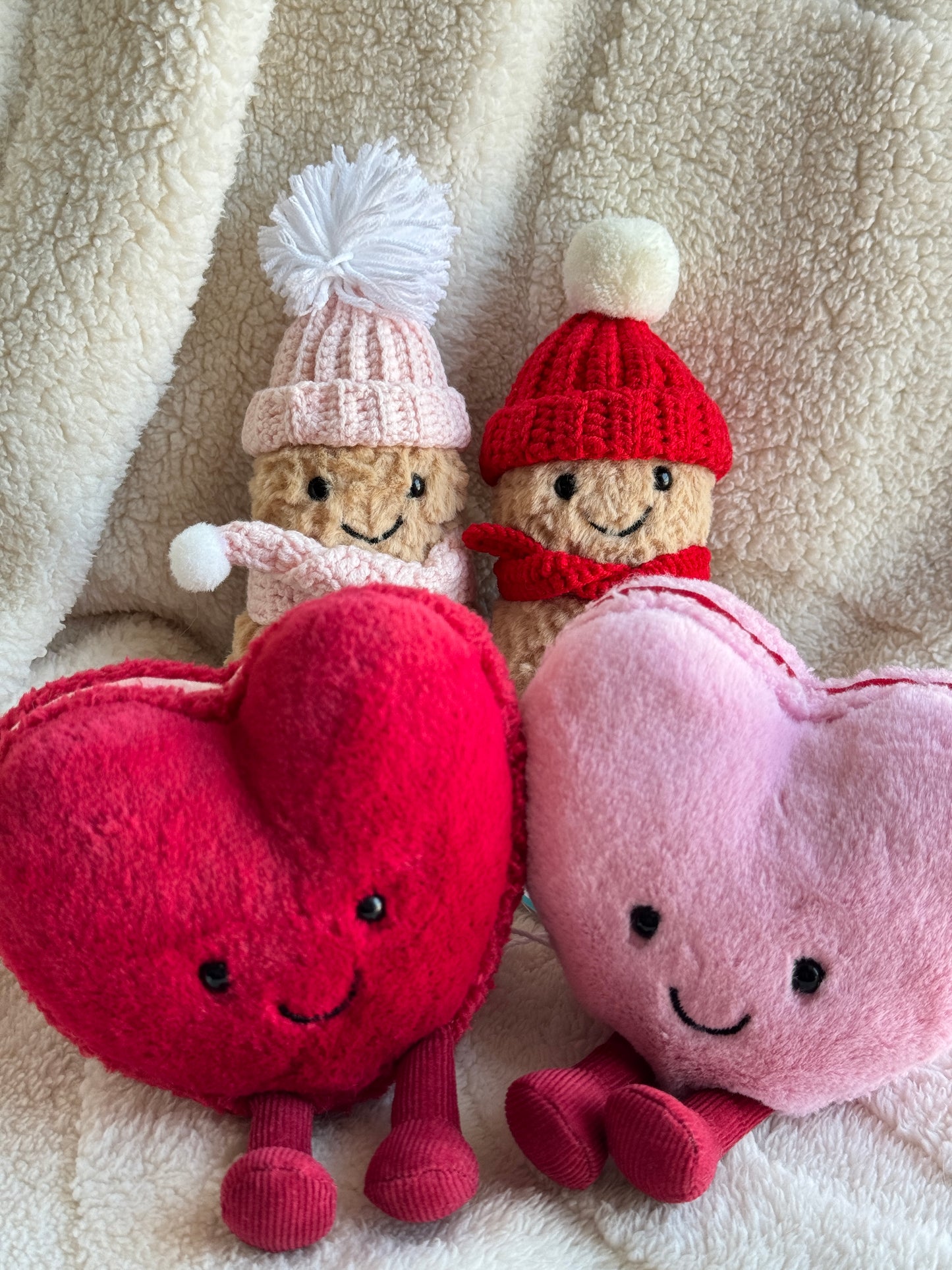 Galentine’s Red Beanie and Scarf Set