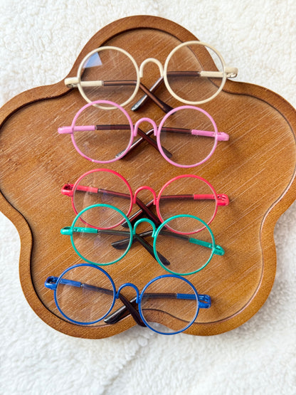 Glasses for Jellycat Plush – 7.5cm (3in) Cute Accessory Frames in 5 Colors