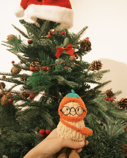 Orange Crochet Outfit for Jellycat Amuseables – Cute Fruit Theme