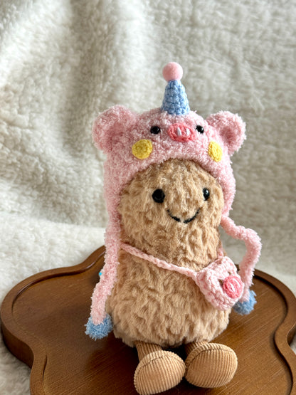 Piggy Party Crochet Outfit for Jellycat Amuseables