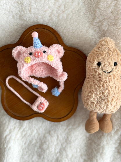 Piggy Party Crochet Outfit for Jellycat Amuseables
