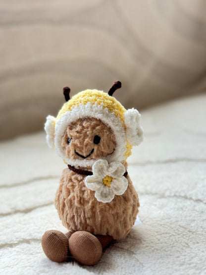 Bee Style Crochet Set for Jellycat Peanut