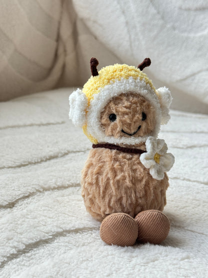 Bee Style Crochet Set for Jellycat Peanut