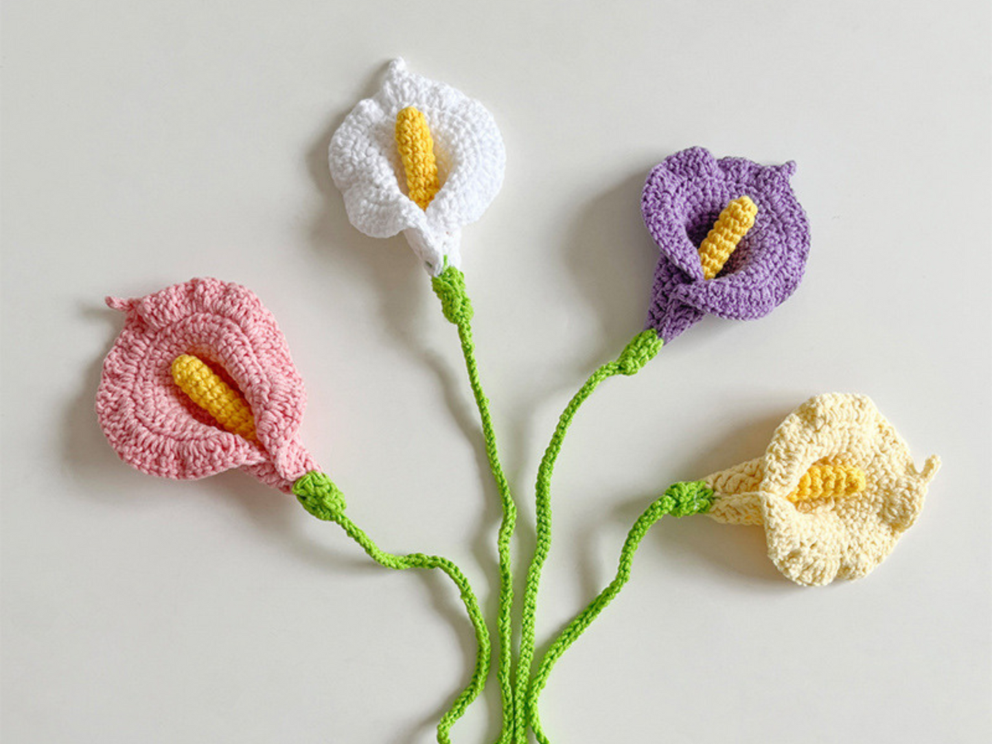 Crochet Common Callalily Bookmark