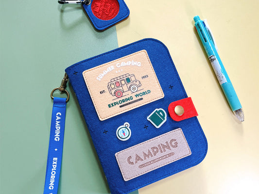 Blue camping Journal