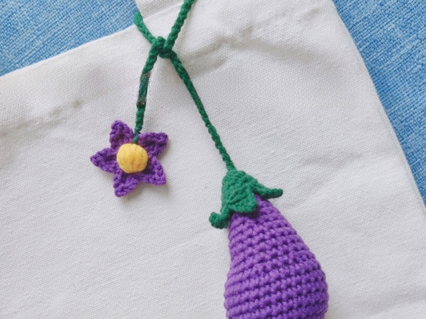 Crochet Flower Bookmark 