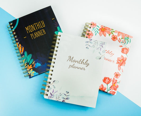 A5 Flowers Monthly Planner