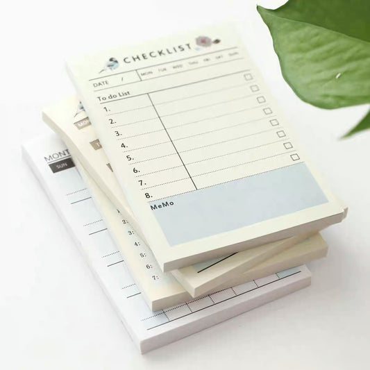 Sticky Note with to-do list/weekly plan/monthly plan/time schedule