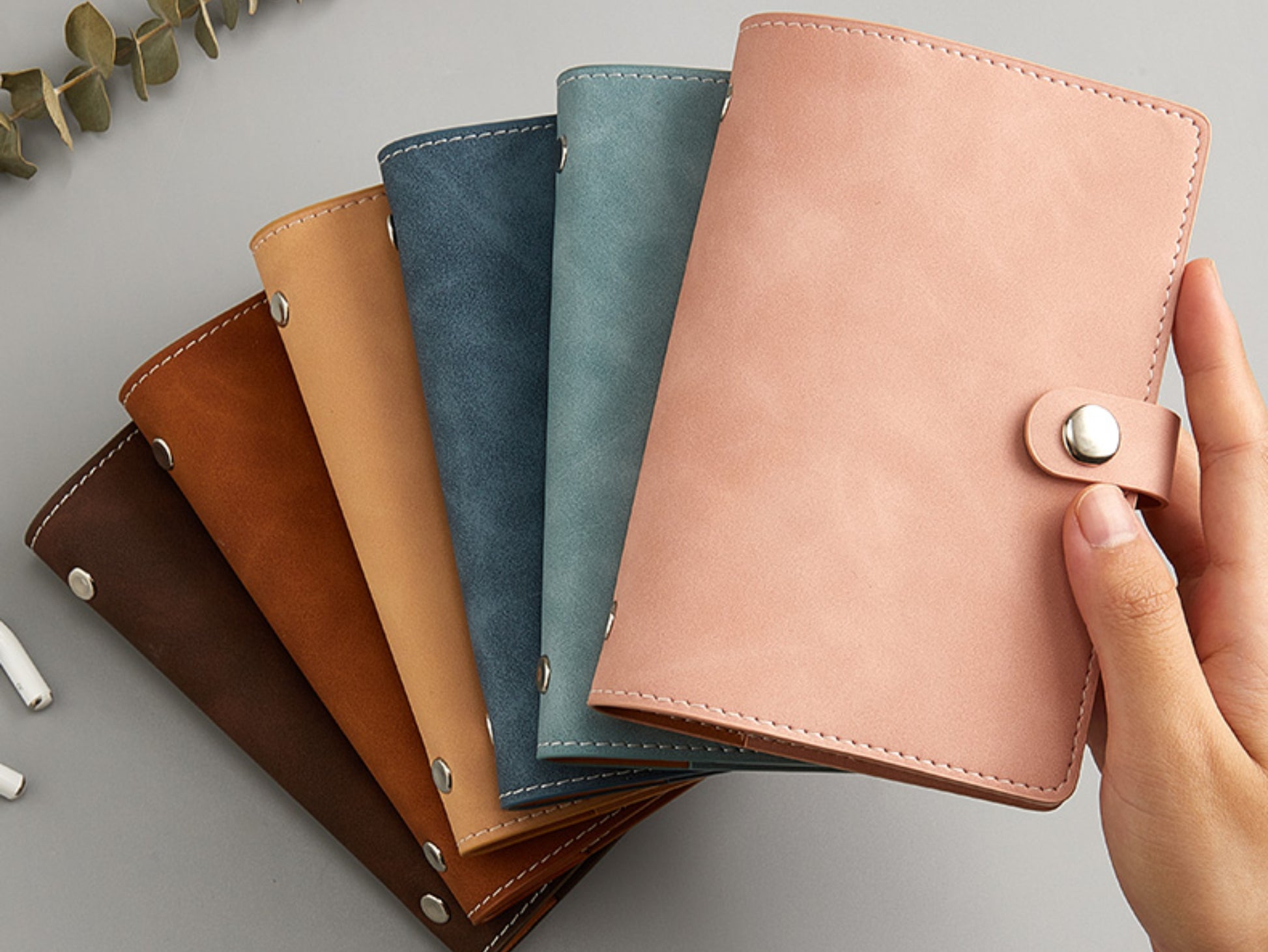 Personalized Leather Notebook | All-in-one A6 Notebook